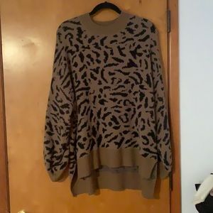 Sweater longer in back never worn